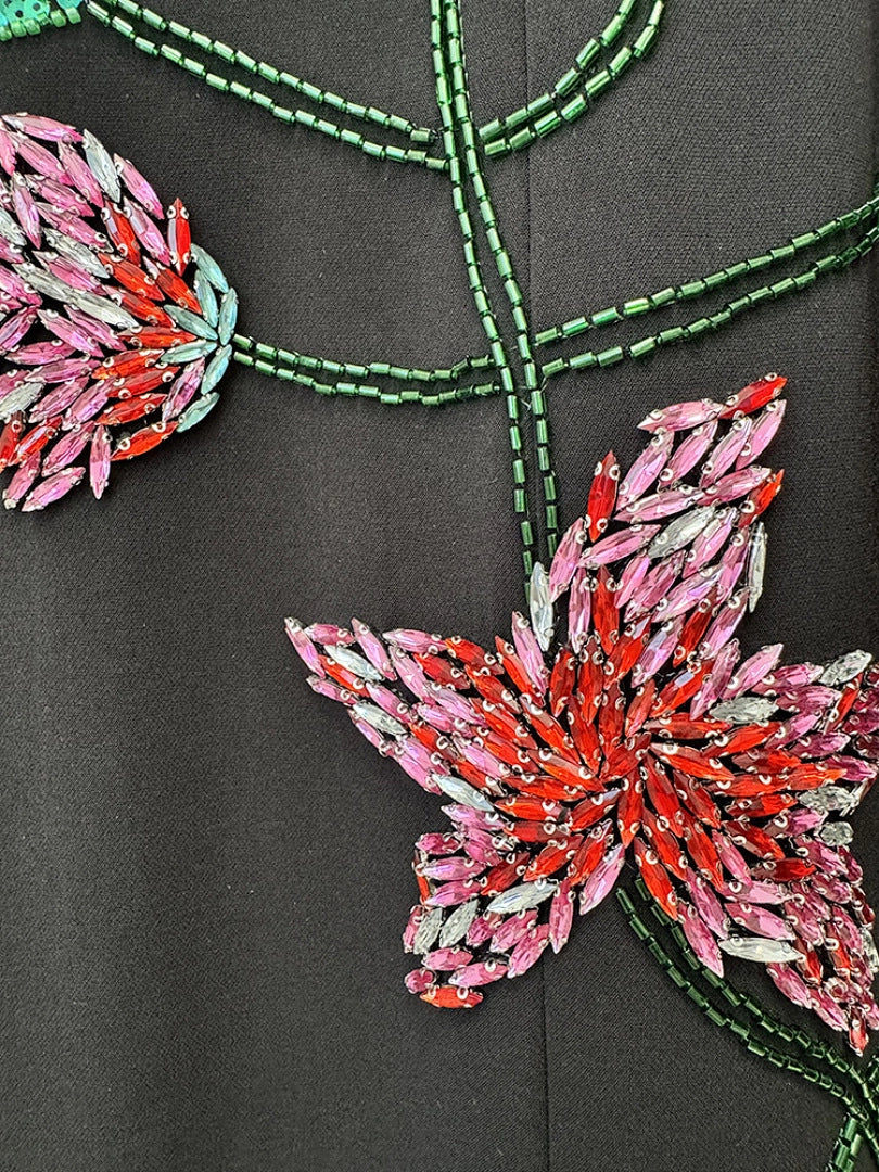 Luxury Mermaid Sequin Evening Gown with Sweetheart Neckline