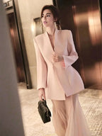 Navy Blue Satin Mermaid Evening Gown with Sweetheart Neckline & Crystal Embellishments