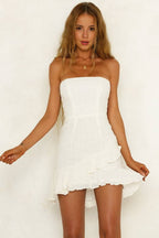 Worth Watching: Little white dress with a lace back