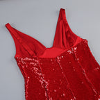 Royal Blue Satin A-Line Evening Gown with Beaded Detailing