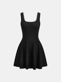 Rhinestone-Embellished Slim Fit Mini Dress