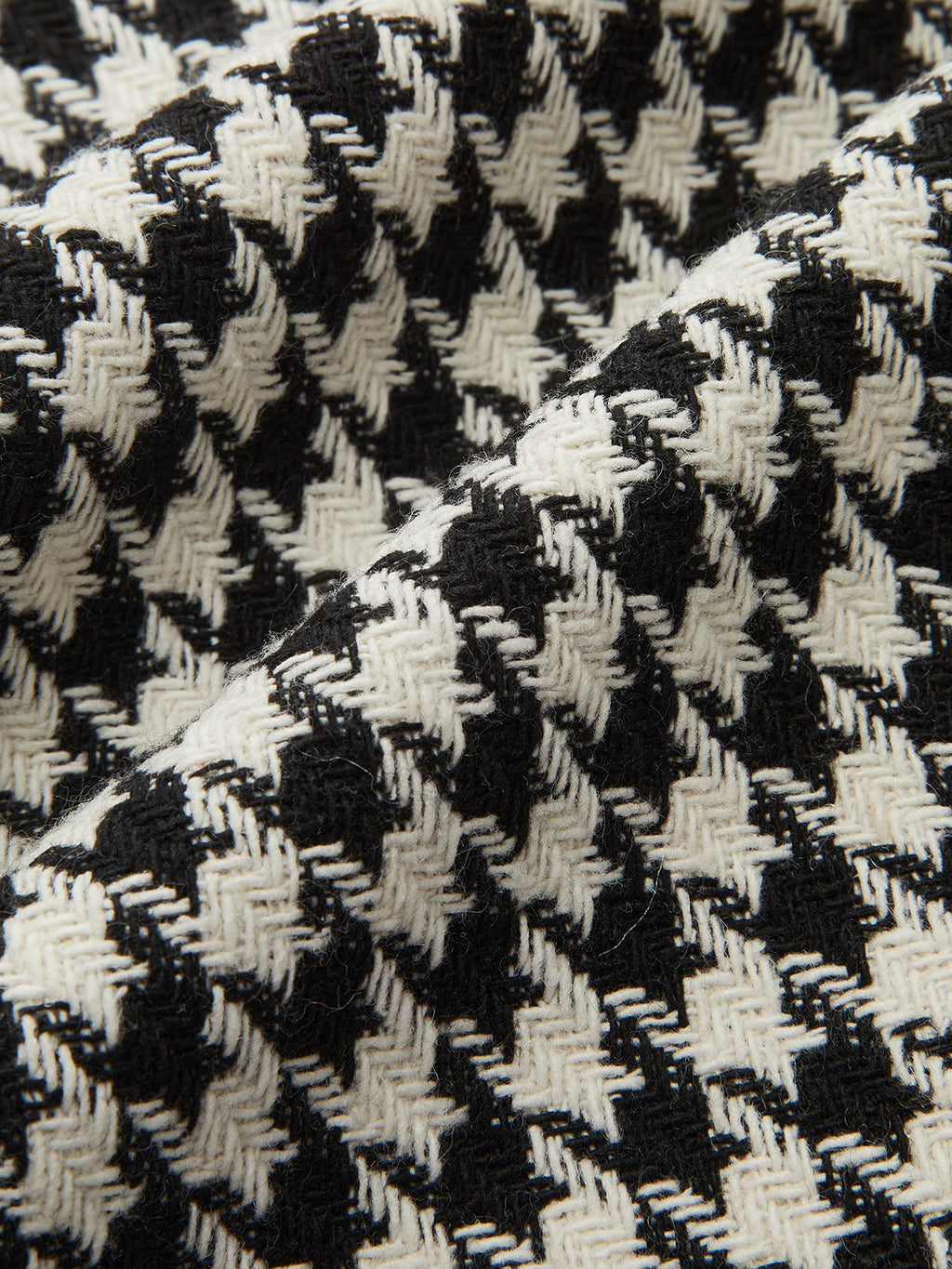 Houndstooth Tweed Mini Dress with Horsebit Detail