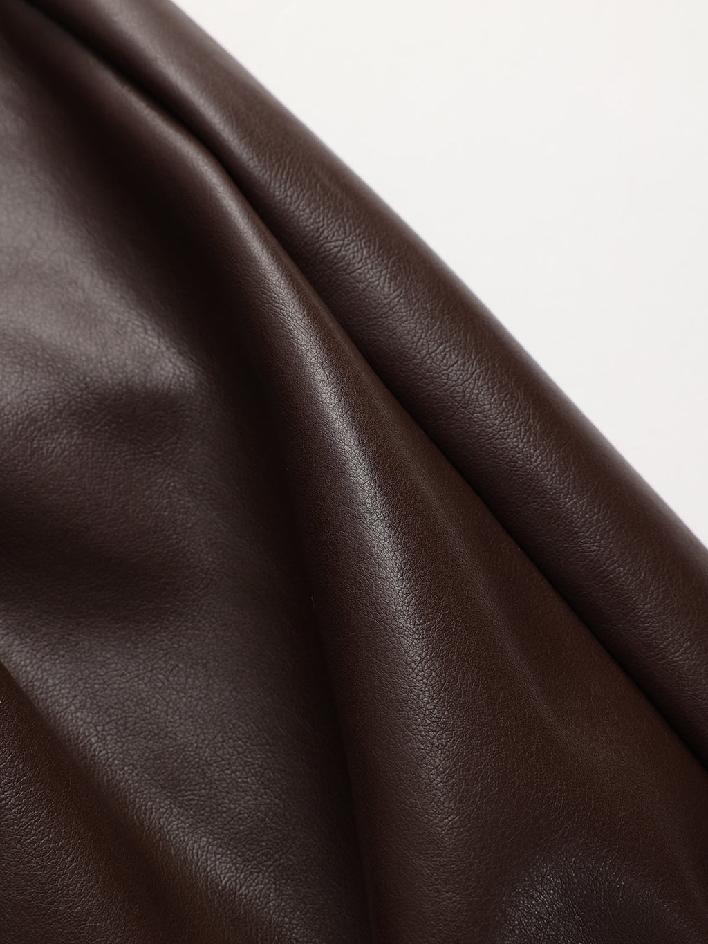 Faux Leather Sweetheart Neckline Slip Midi Dress