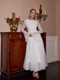 Sheer Bell Sleeve Maxi Dress