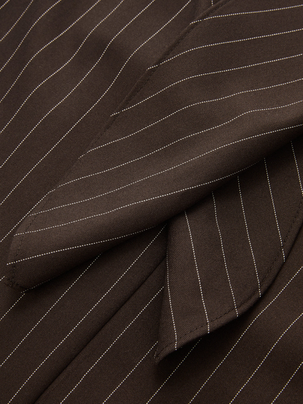 Pinstripe Sleeveless Tie-Waist Shirt Dress