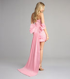 Lucy Taffeta Bow Mini Party Dress