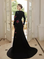 Luxury Mermaid Sequin Evening Gown with Sweetheart Neckline