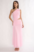 Out Loud Cut-Out Drape Maxi Dress Cheek