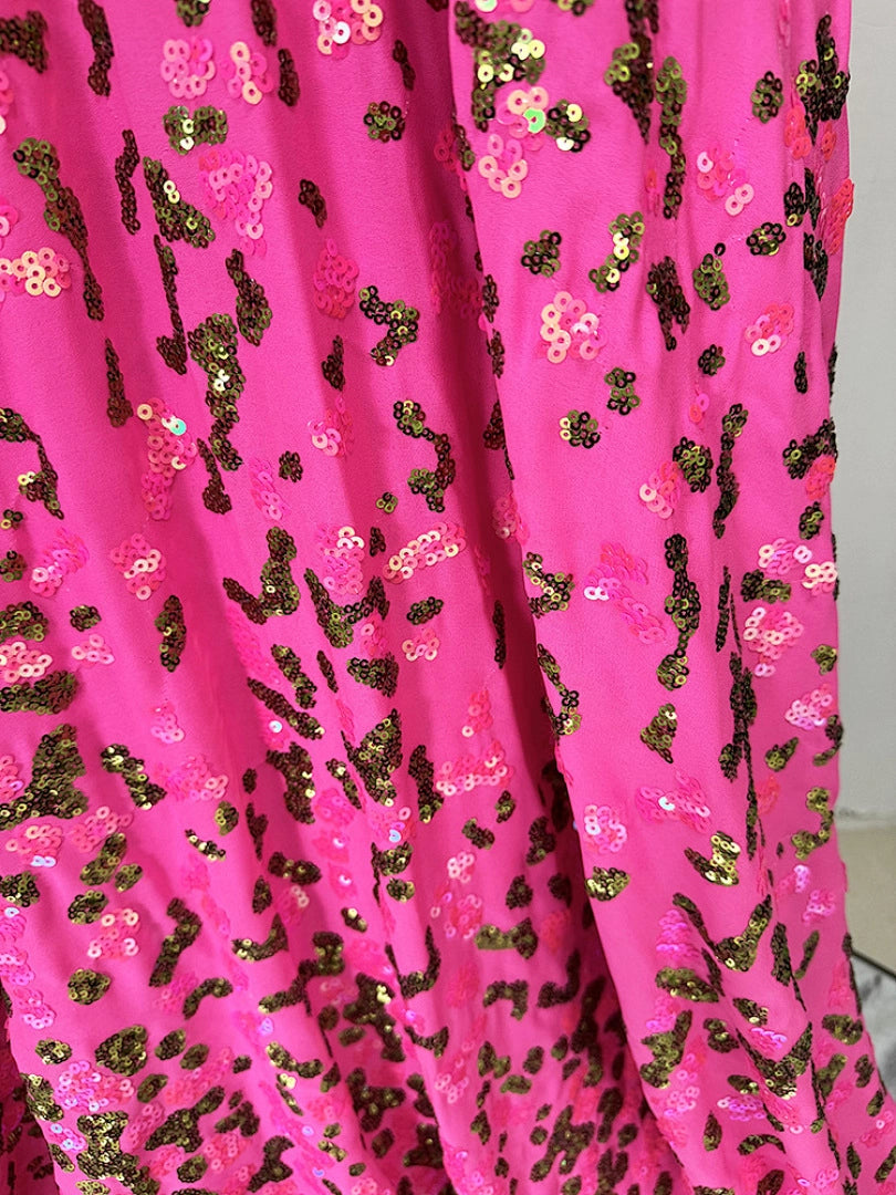 Matte Black Off-Shoulder A-Line Evening Gown with Beaded Bodice