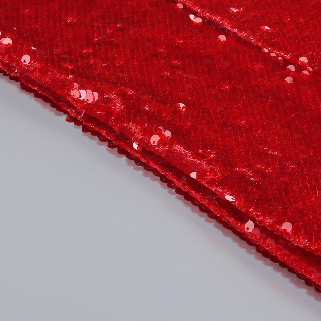 Royal Blue Satin A-Line Evening Gown with Beaded Detailing