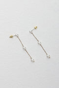 Ophir Chain Drop Earrings Gold Pearl