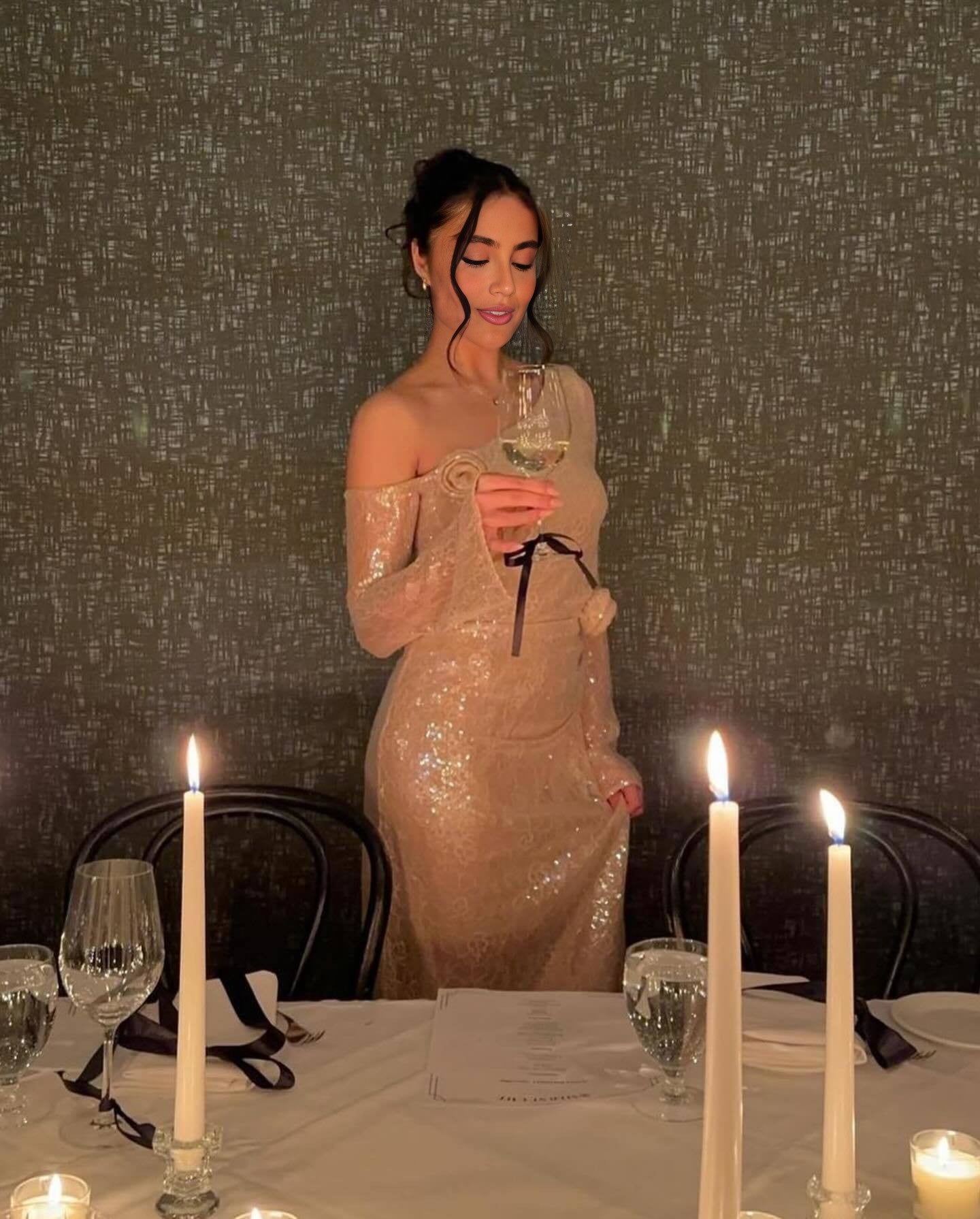 Luxury One-Shoulder Sequin Lace Handmade Flower Long Formal Evening Gown