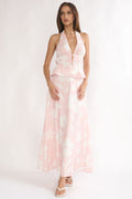 Under The Moons A-Line Maxi Skirt Floral